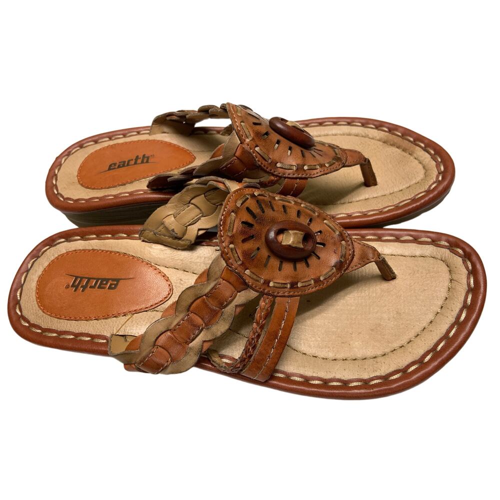 Womens Earth Comfort Thong Sandals Spice Size 8.5